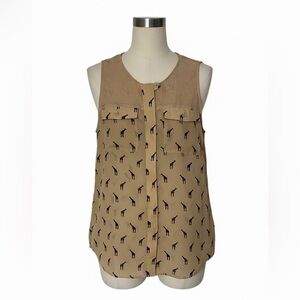 Womens sleeveless blouse